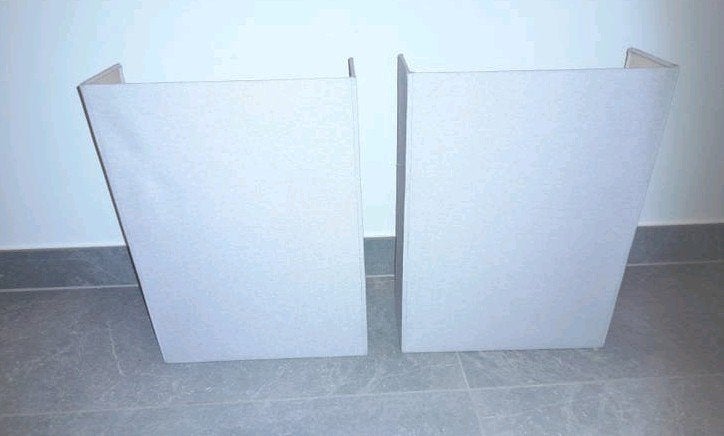Lot de 2 abat-jour pour appliques murales gris perle, Bricolage & Construction, Enlèvement