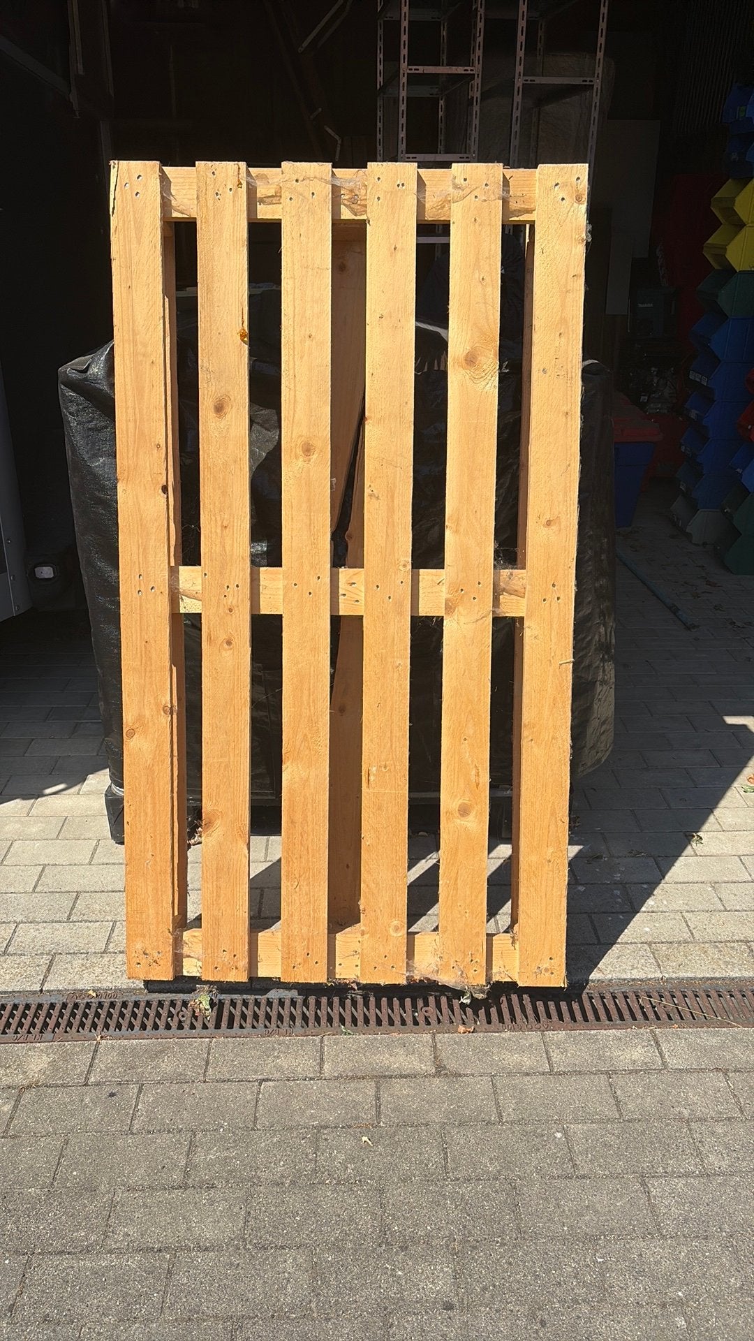 Droge pallet 90cmx180cm GRATIS, Doe-het-zelf en Bouw, Hout en Planken, Ophalen, Gebruikt, Grenen, 50 mm of meer