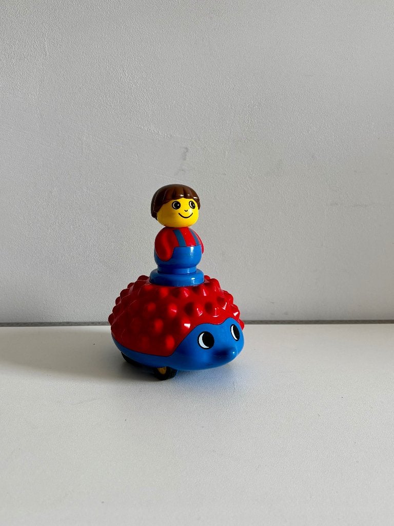 Vintage Duplo egel met popje - zeldzaam !, Kinderen en Baby's, Gebruikt, Overige thema's, Ophalen of Verzenden, Compleet
