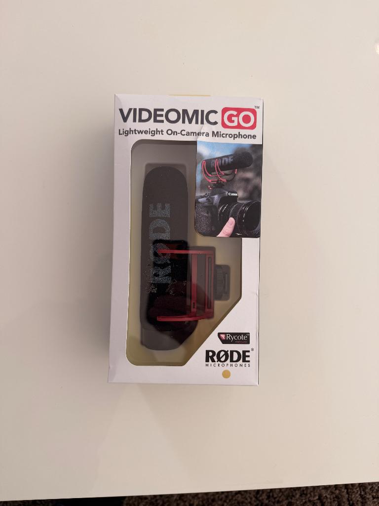RODE Videomic GO, Audio, Tv en Foto, Videocamera's Digitaal, Ophalen, Nieuw, Externe microfoon