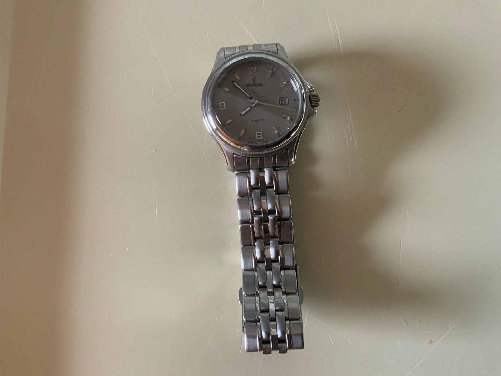 Festina Polsuurwerk, Bijoux, Sacs & Beauté, Montres | Anciennes | Antiquités, Enlèvement, Acier, Montre-bracelet, Autres marques