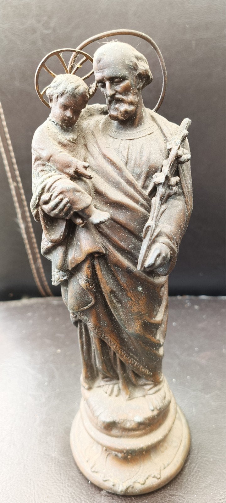 Statue ancienne de Saint-Joseph, religion, art, Antiquités & Art, Enlèvement ou Envoi