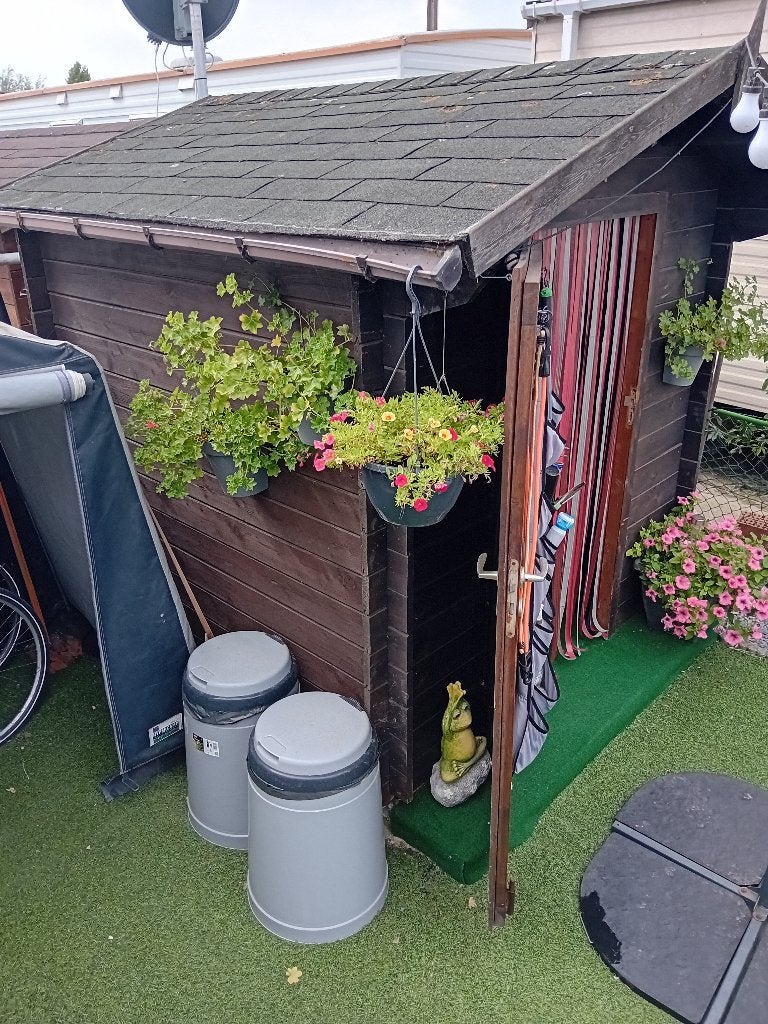 Tuinhuis 2x2, Tuin en Terras, Ophalen, Gebruikt, Hout, Tuinhuis