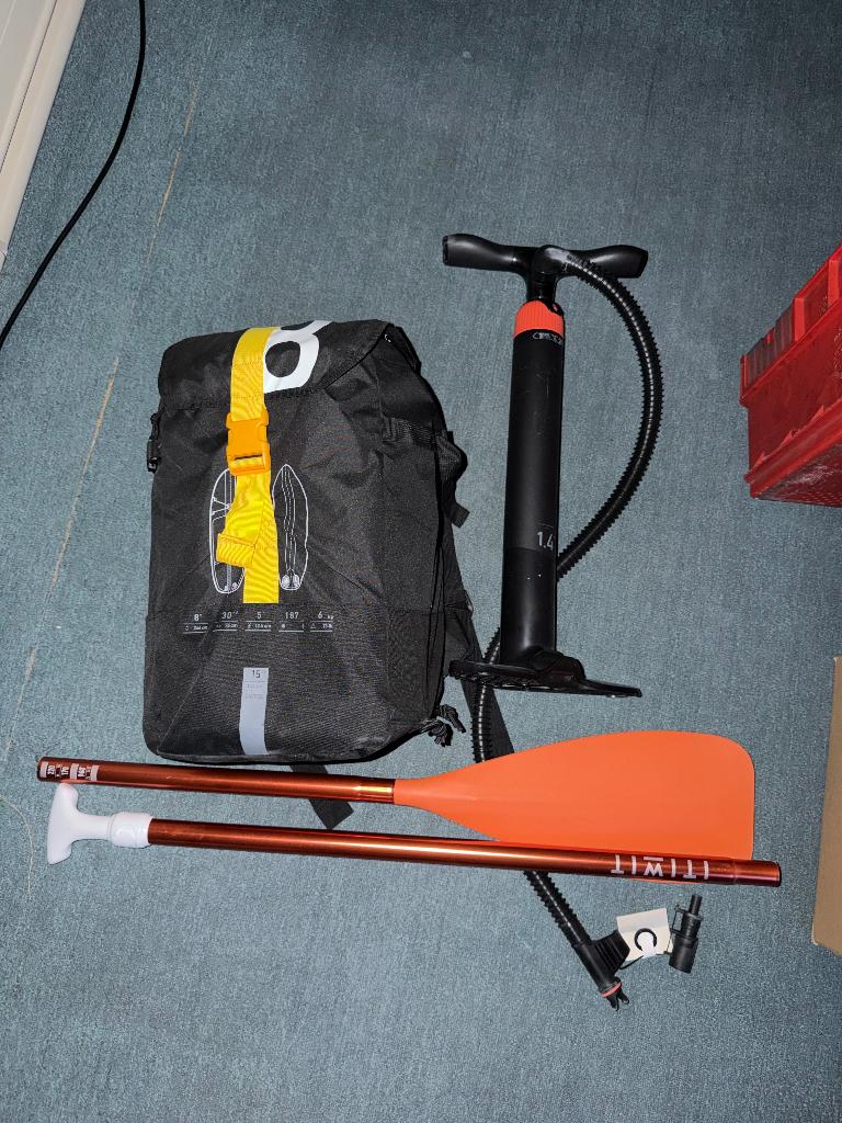 Planche de paddle gonflable, Watersport en Boten, Ophalen, Zo goed als nieuw, SUP-boards