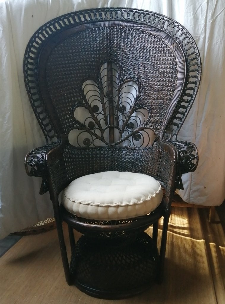 Fauteuil en rotin, Maison & Meubles, Fauteuils, Utilisé, Osier ou Rotin, Enlèvement