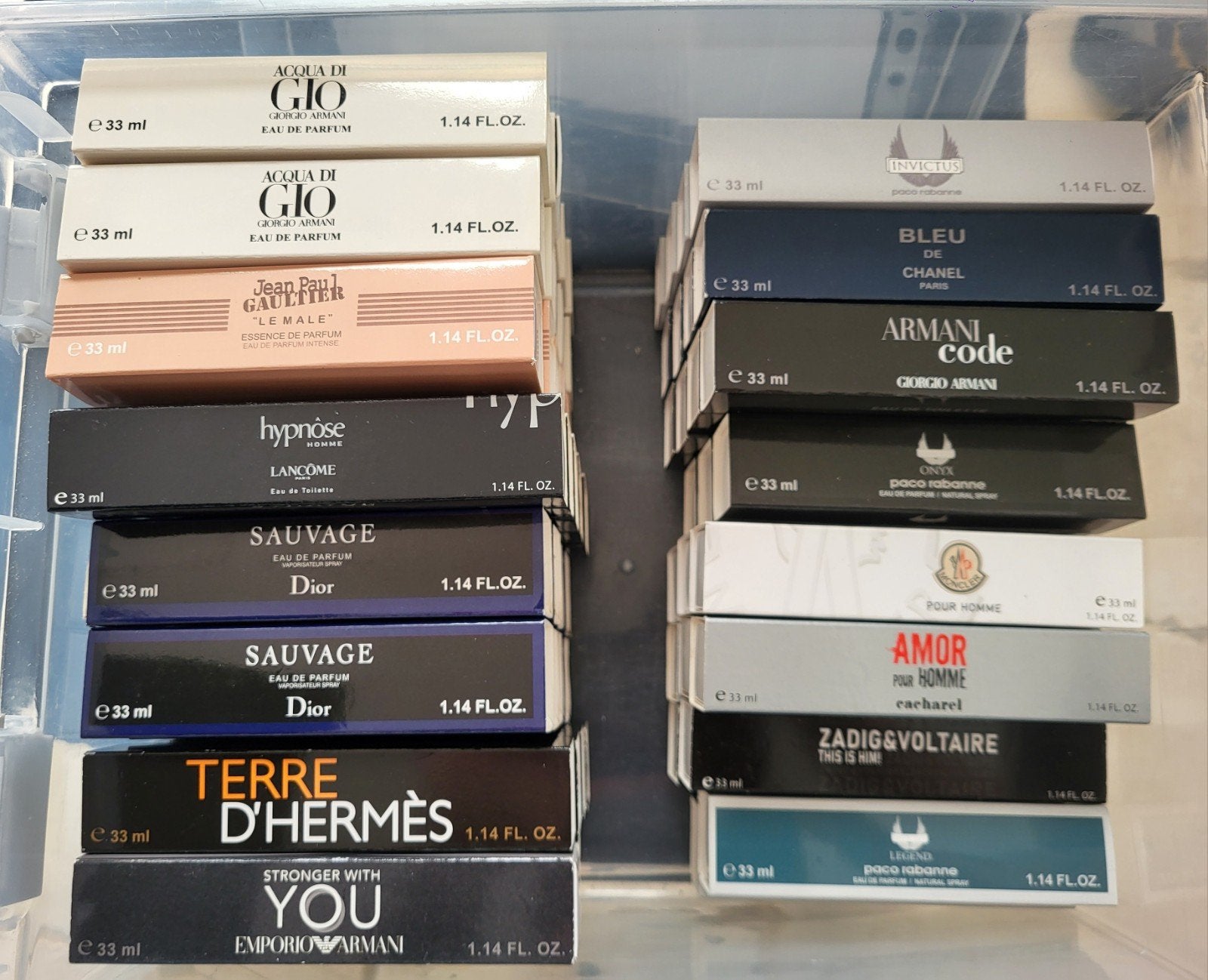 Parfum homme 33ml neuf, boss, armani, chanel etc, Neuf