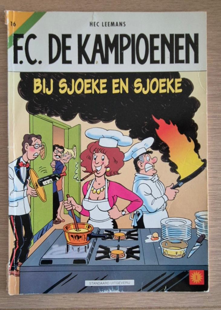F.C De. Kampioenen , Bij Sjoeke en Sjoeke, Boeken, Ophalen, Hec Leemans; T. Bouden