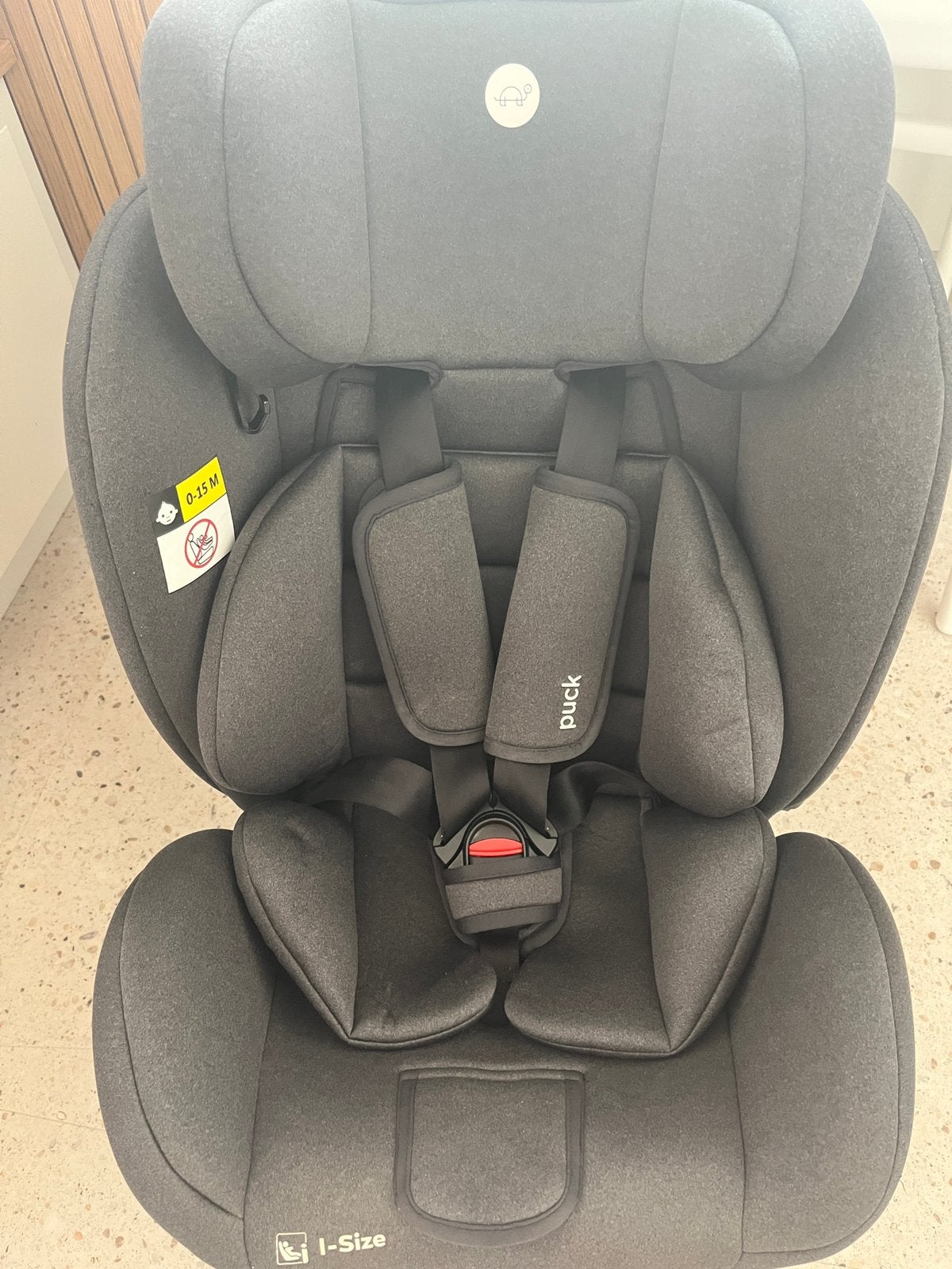 Autostoel, Puck, Mike, type 1/2/3, isofix, Verstelbare rugleuning, Zo goed als nieuw, 9 t/m 36 kg, Isofix