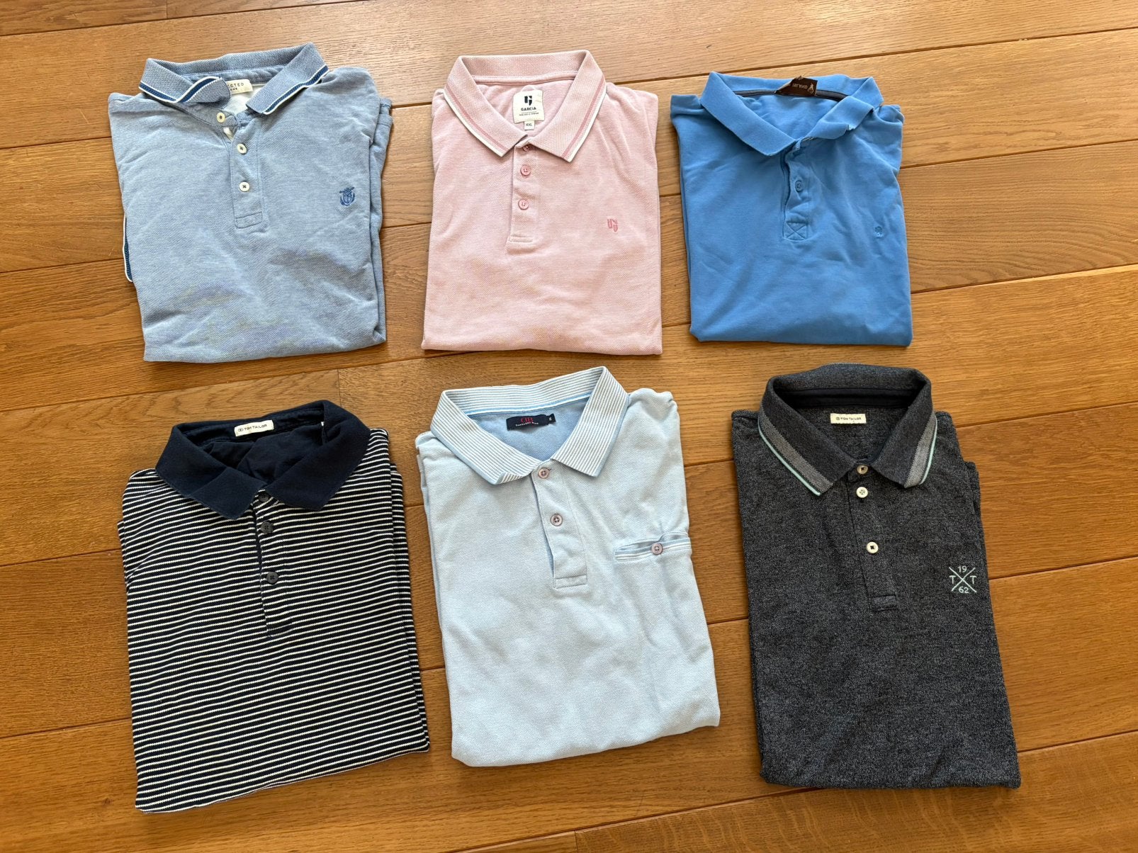 6 polo’s korte mouw maat XXL, Ophalen of Verzenden, Zo goed als nieuw
