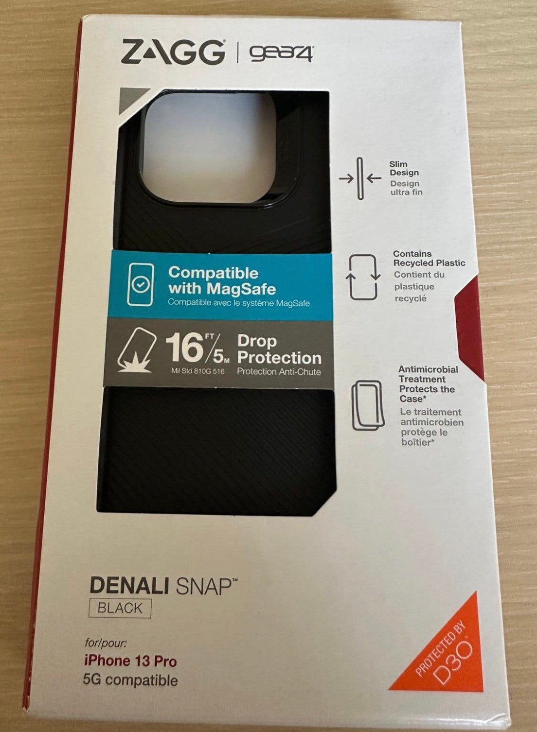 ZAGG Gear4 Denali Snap – iPhone 13 Pro – in doos, Telecommunicatie, Mobiele telefoons | Hoesjes en Screenprotectors | Apple iPhone