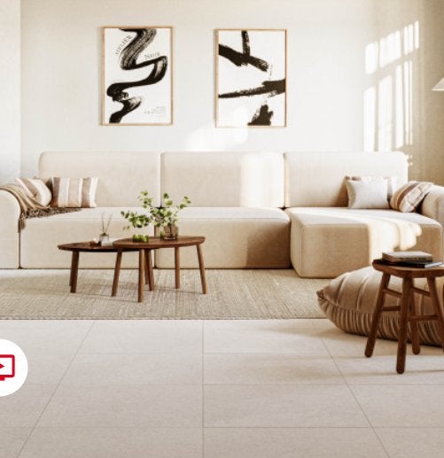 Keramische tegel Iravati White 60x60 (Impermo), Ophalen, 60 cm of meer, Nieuw, 5 tot 10 m²