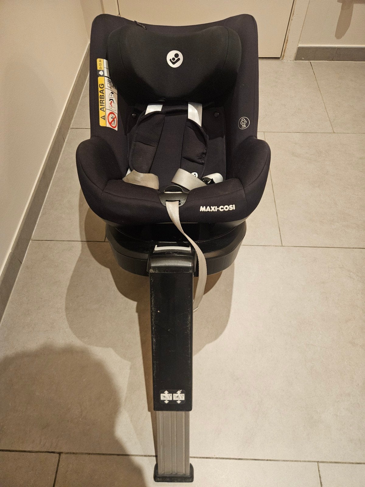 MaxiCosi Autostoel met Isofix zwart, Enlèvement ou Envoi, 0 à 18 kg, Comme neuf, Isofix