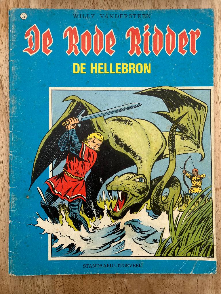 De Rode Ridder - 75 - De hellebron, Eén stripboek, Ophalen of Verzenden, Gelezen, Willy Vandersteen