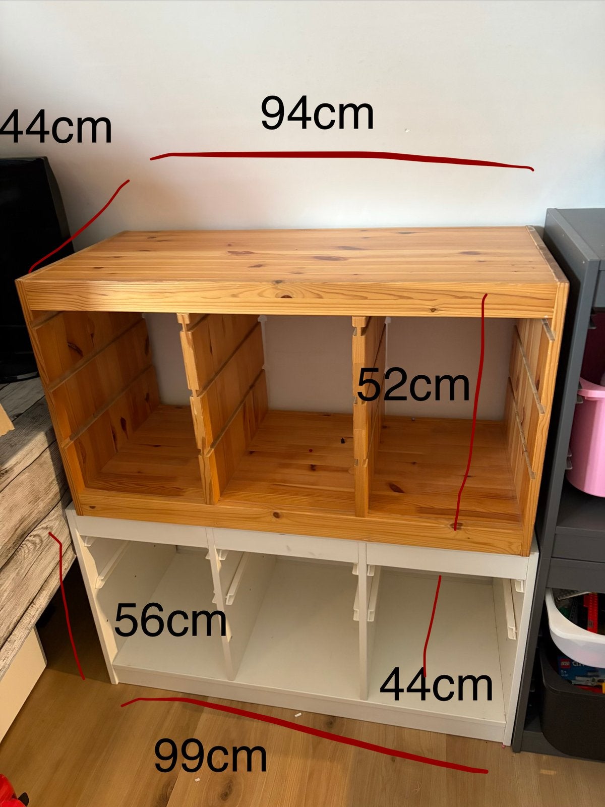 Ikea trofast kasten, Huis en Inrichting, Kasten | Overige, Ophalen, Gebruikt