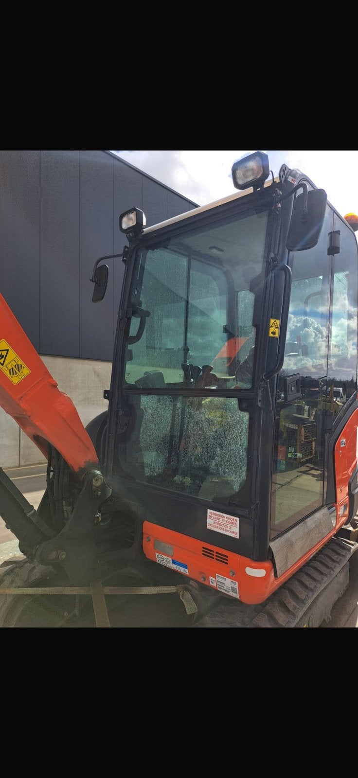 Kubota kx027-4, Ophalen, Graafmachine