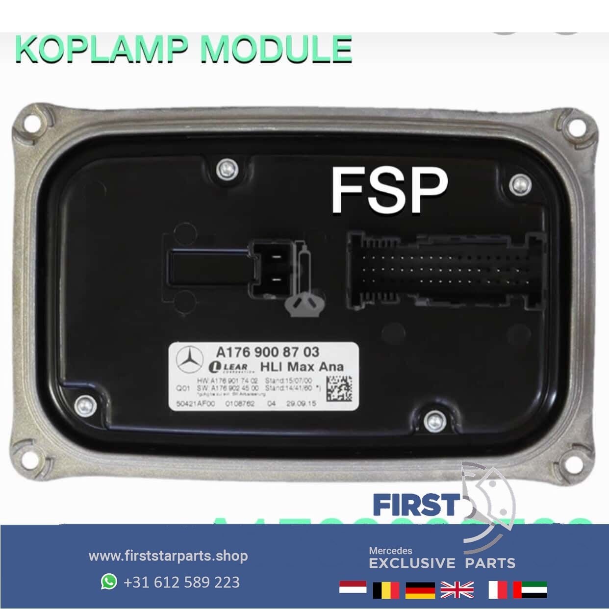 A1769008703 W176 A Klasse W117 CLA FACELIFT LED Koplamp modu, Gebruikt, -, Ophalen of Verzenden, -
