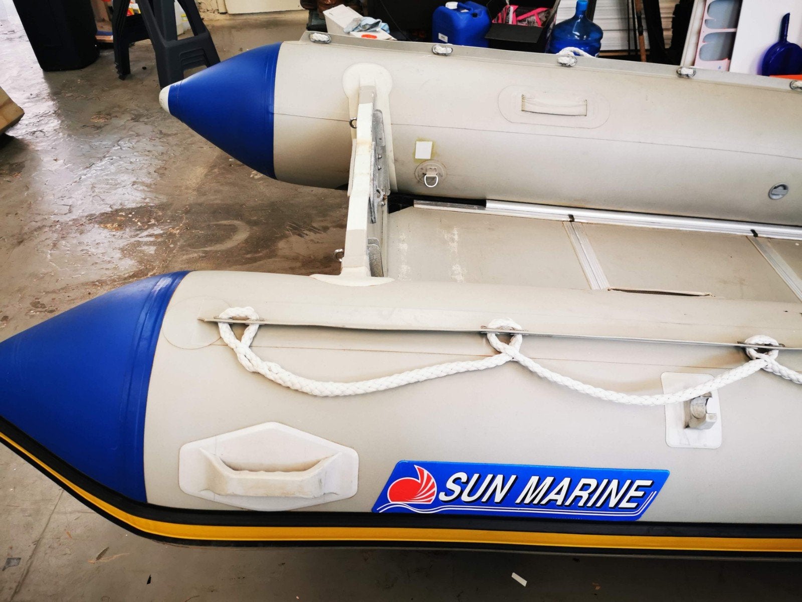 Opblaasboot Sun Marine SD420, Watersport en Boten, Ophalen