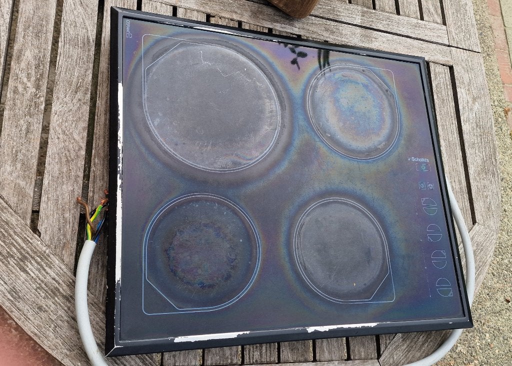 keramisch vuur, Elektronische apparatuur, Kookplaten, Ophalen, Gebruikt, Keramisch, 4 kookzones