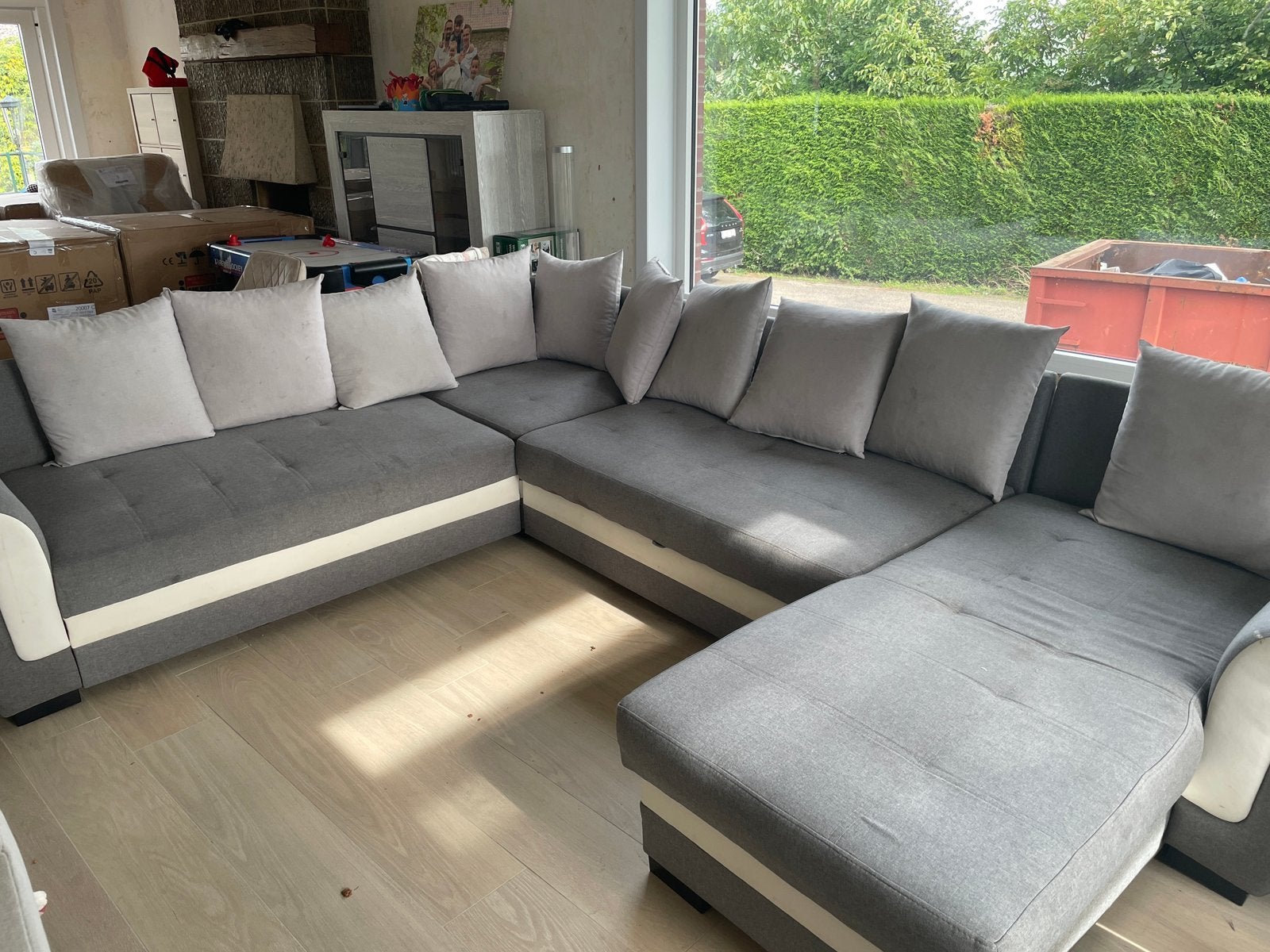 Gratis hoeksalon met slaapfunctie, Banc d'angle, Quatre personnes ou plus, Enlèvement, Utilisé