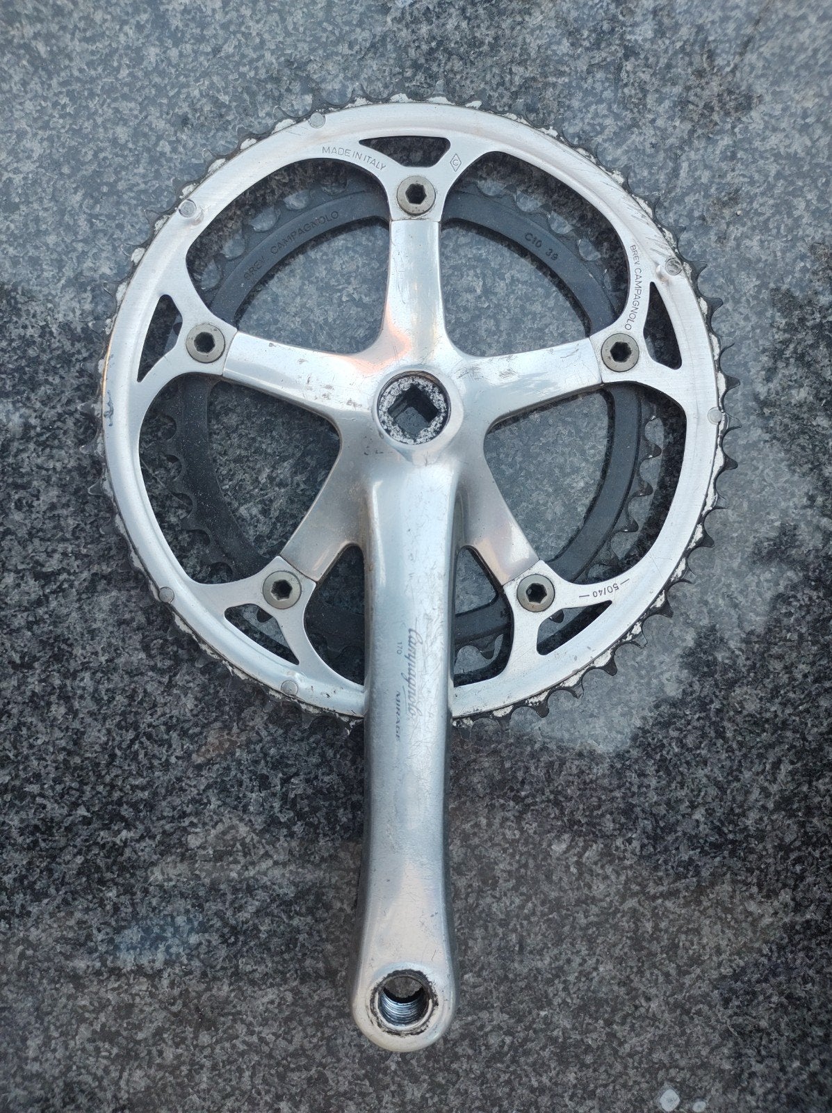 campagnolo mirage rechter crank, Vélos & Vélomoteurs, Pédalier ou Pédales, Enlèvement ou Envoi, Campagnolo, Utilisé