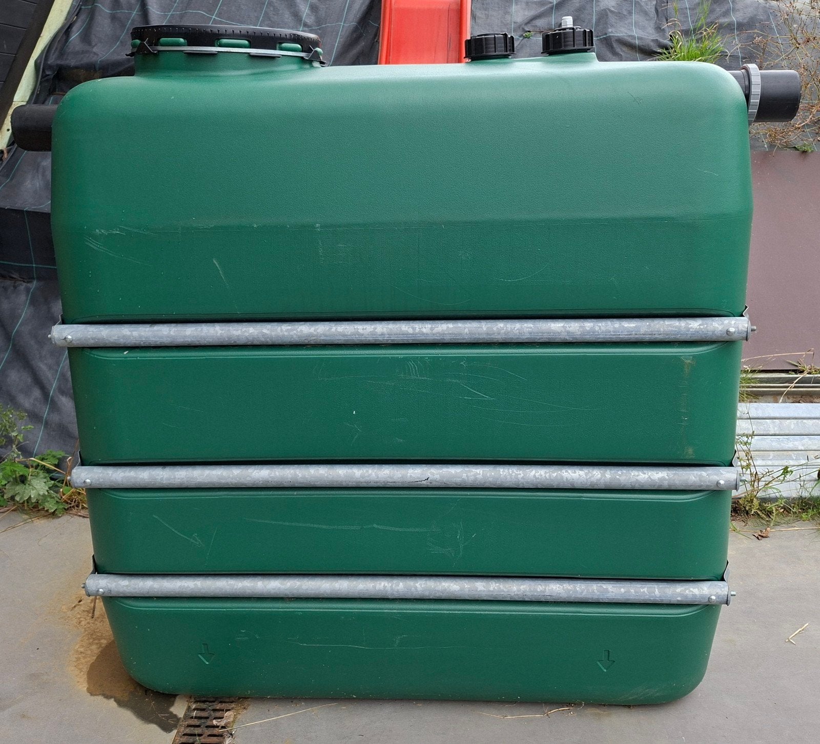 Regenwatertank 1500 L, 150 liter of meer, Ophalen of Verzenden, Zo goed als nieuw, Kunststof