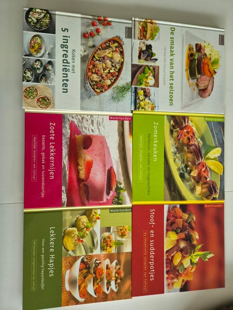 6 kookboeken Colruyt, Boeken, Ophalen of Verzenden