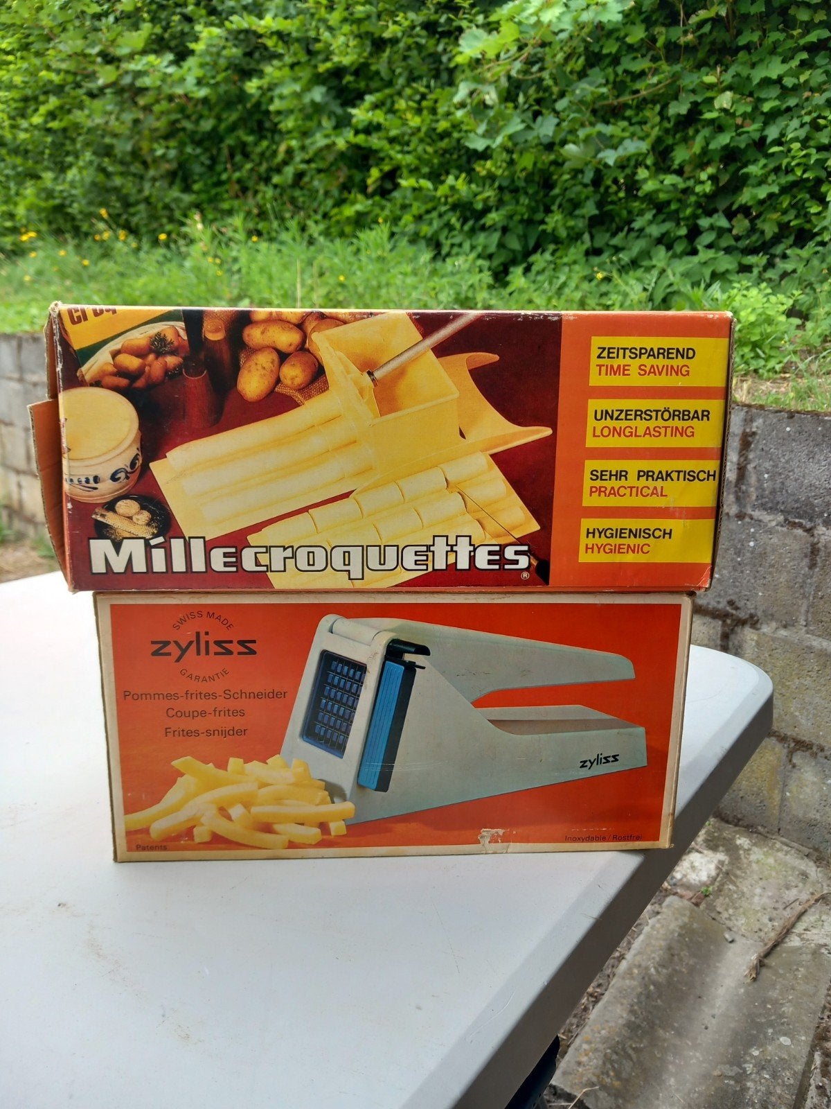Frietsnijder- en kroketmachines, Ophalen