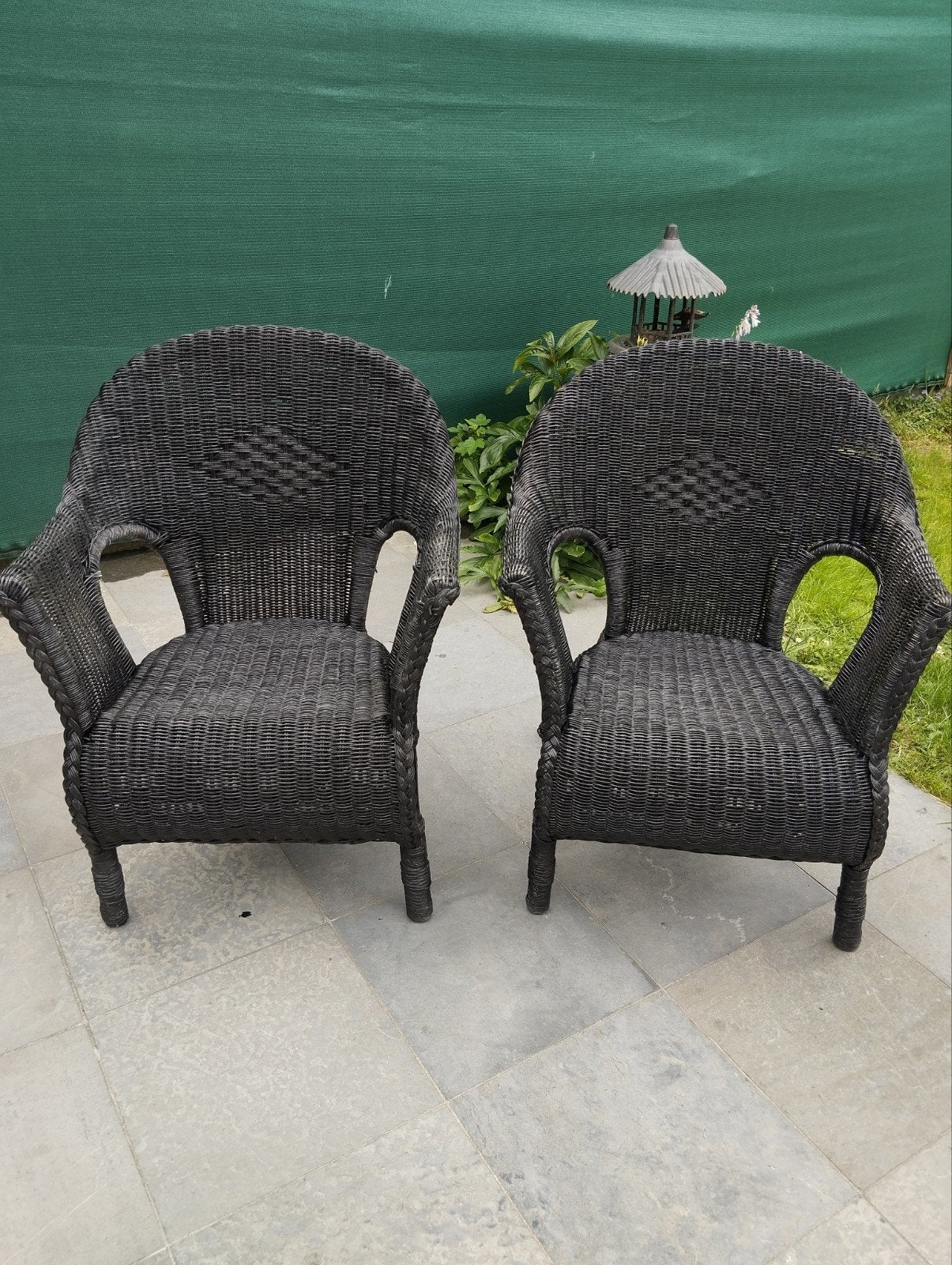 2 Fauteuils en rotin, Jardin & Terrasse, Enlèvement, Rotin