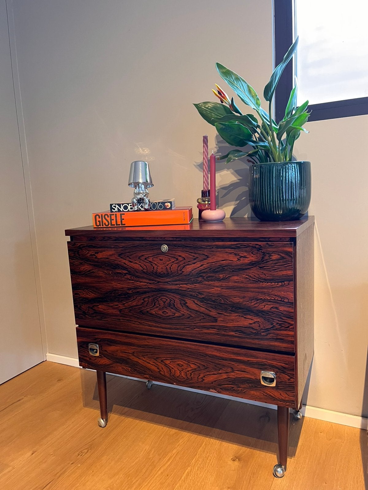 Vintage barkastje / secretaire, Ophalen, Gebruikt, Vintage