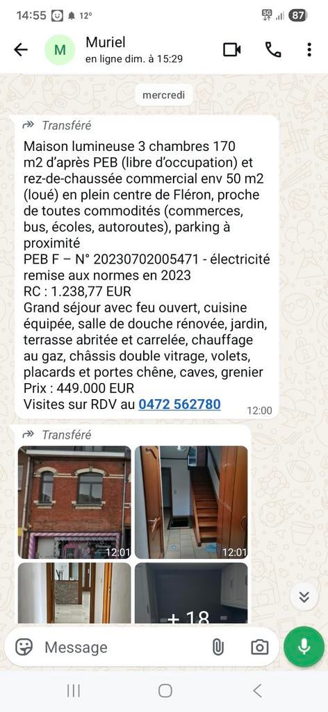 Maison a vendre fleron et jardin, Tickets & Billets