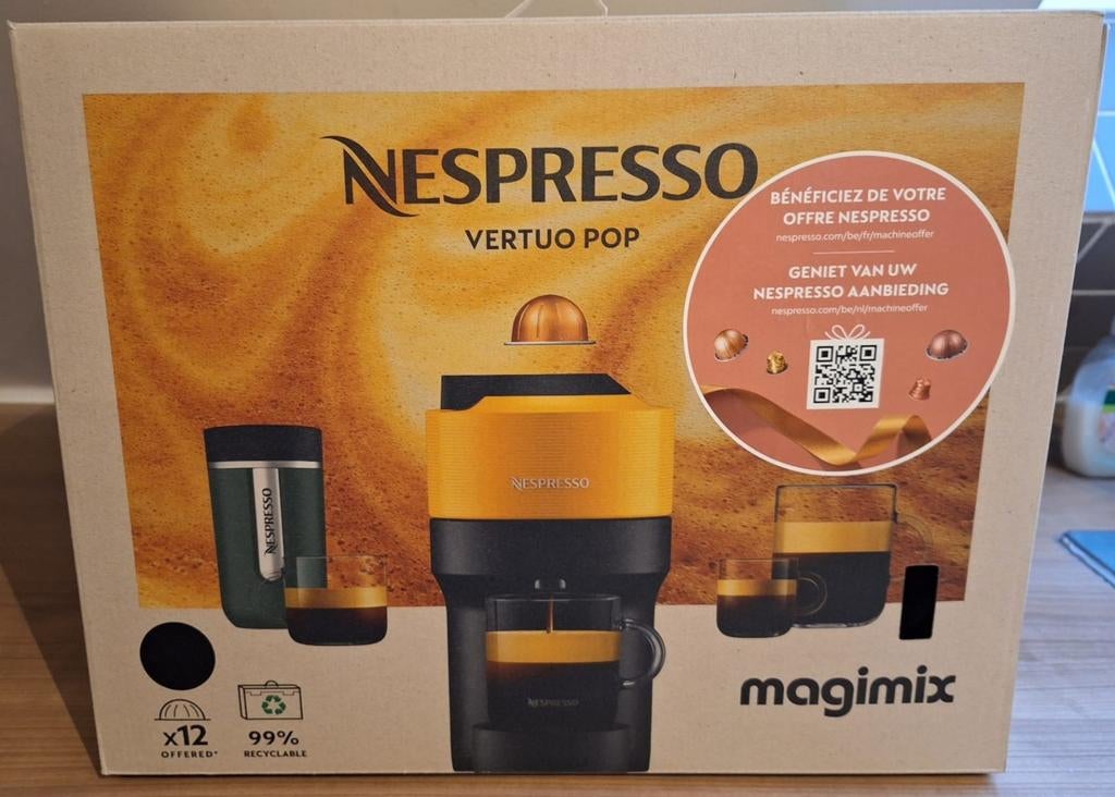 Nespresso vertuo pop, Enlèvement