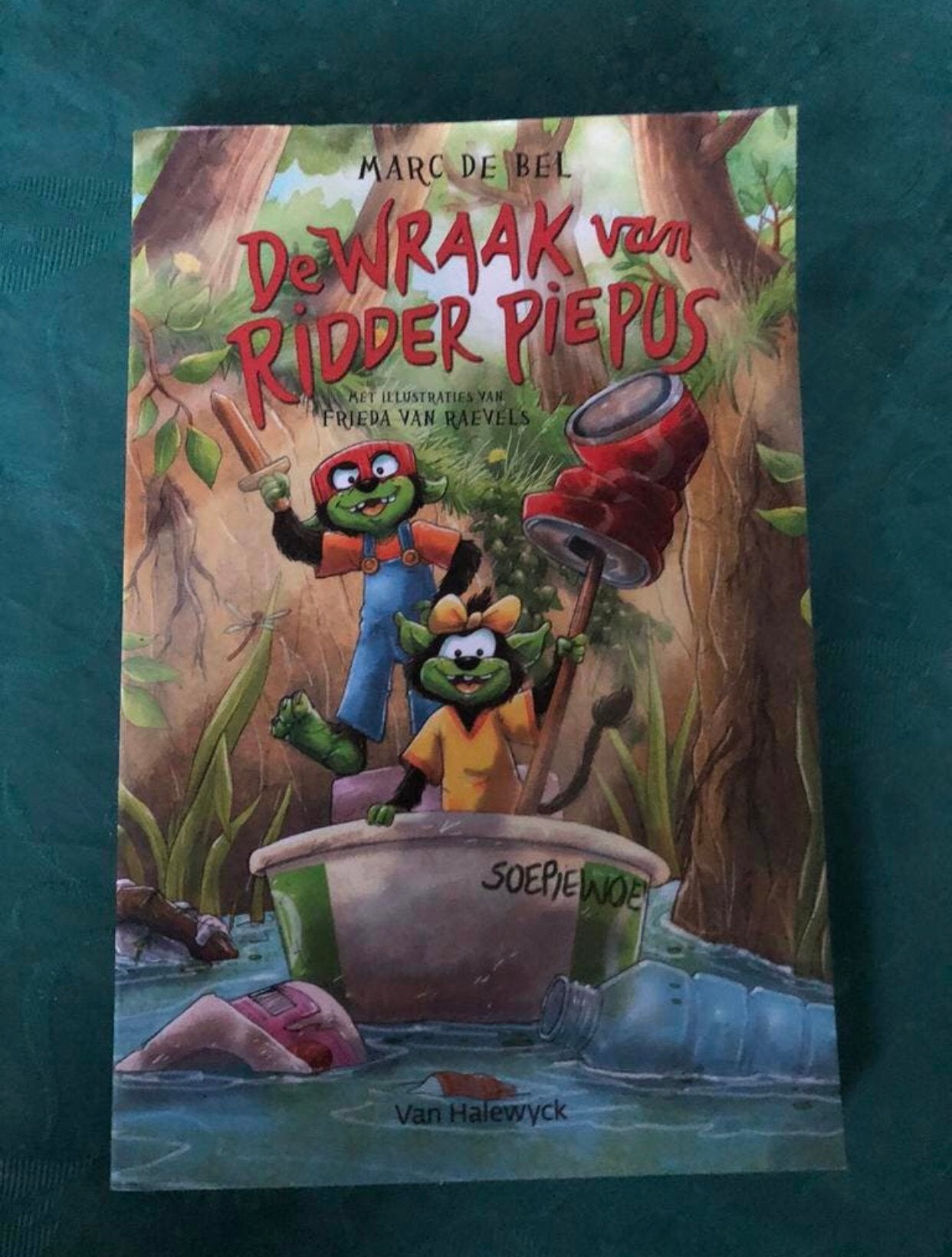 Boek: de wraak van ridder Piepus (Marc De Bel), Boeken, Ophalen, Zo goed als nieuw