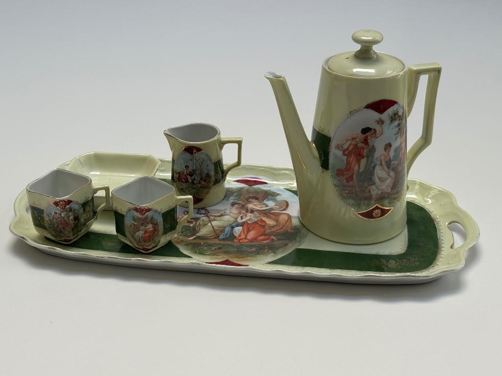 vintage porseleinen mini-servies, Antiek en Kunst, Ophalen of Verzenden