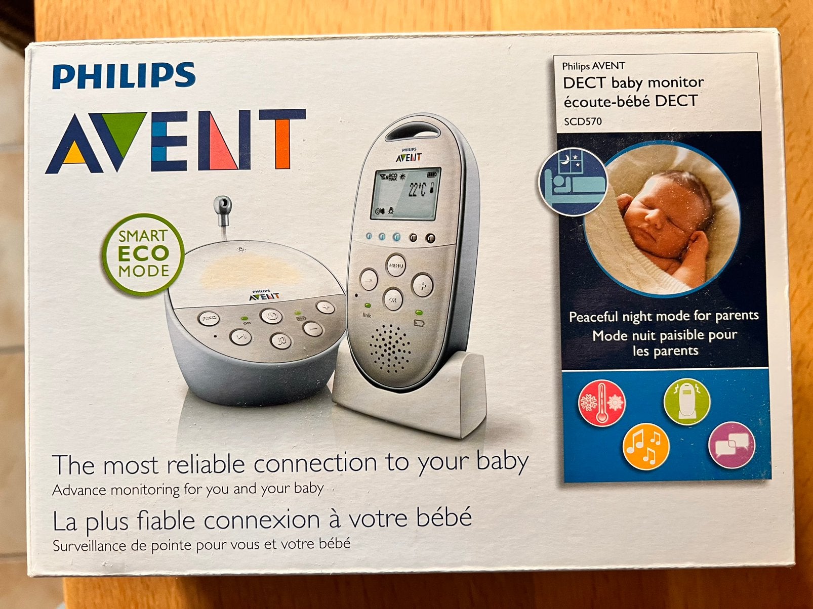 Philips avent babyfoon, Kinderen en Baby's, Babyfoons, Ophalen, Zo goed als nieuw, Terugspreekfunctie
