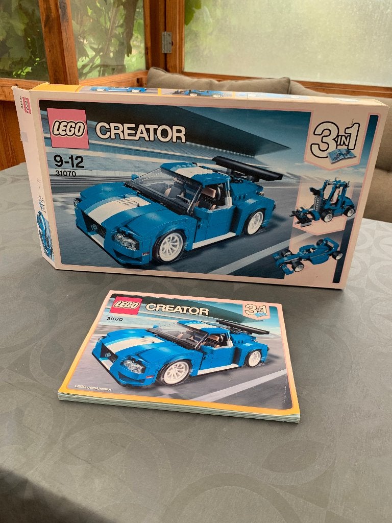 31070 LEGO Creator 3 in 1 Turbo Track Racer, Ophalen, Inclusief instructies, Lego, Zo goed als nieuw