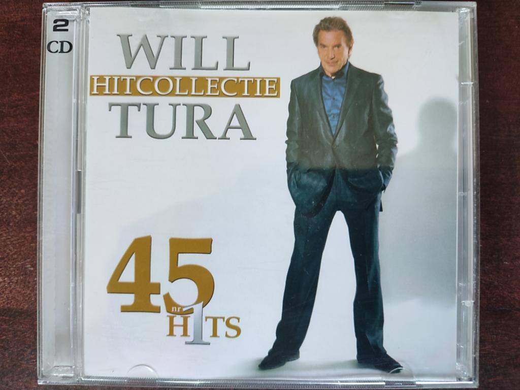 2-CD : WILL TURA - HITCOLLECTIE : 45 nr.1 HITS, Ophalen of Verzenden