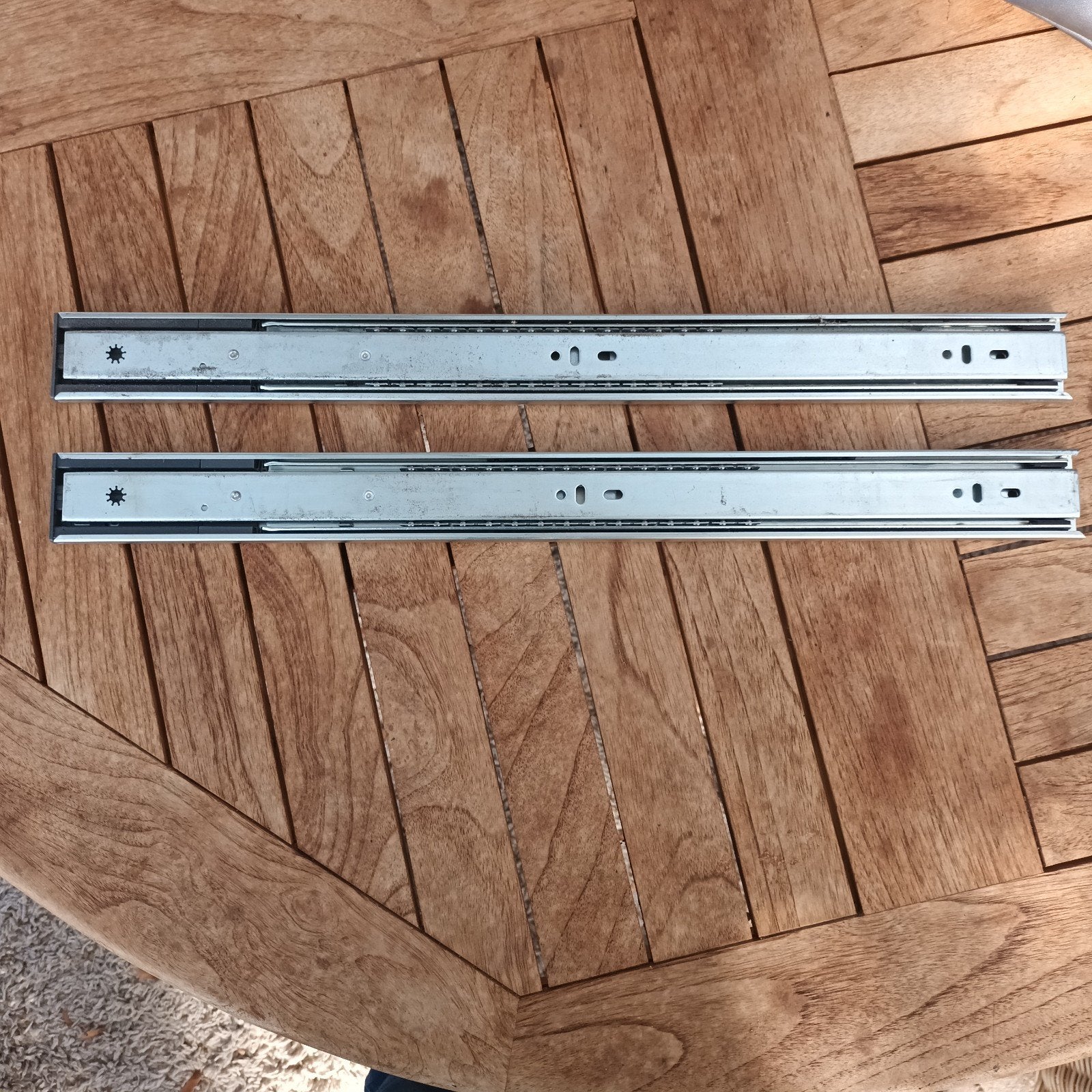 ladegeleiders 450mm, Ophalen