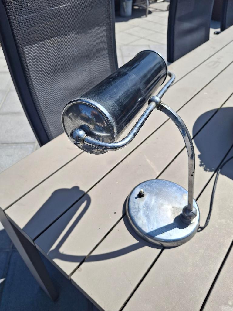 vintage bureaulamp, Huis en Inrichting, Lampen | Tafellampen, Gebruikt, Ophalen of Verzenden