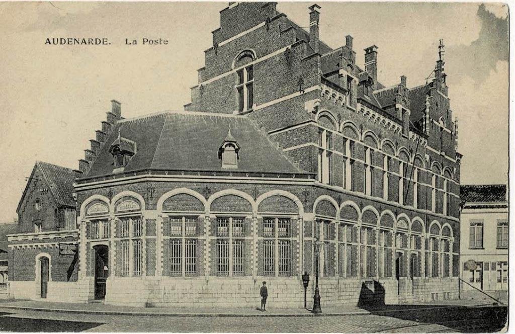 Oudenaarde Het postkantoor circuleerde in 1918, Verzenden, Voor 1920, Ongelopen, Oost-Vlaanderen