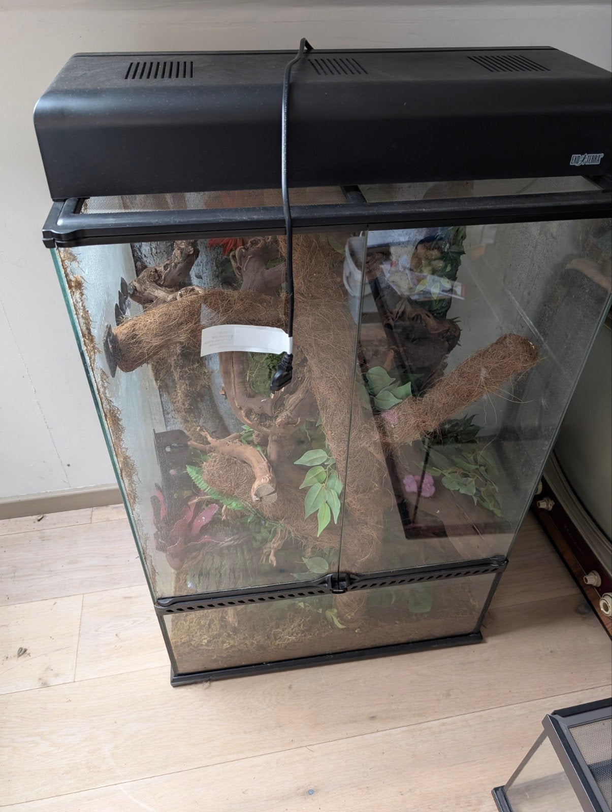 Paludarium/ terrarium 60x45x90, Dieren en Toebehoren, Ophalen, Zo goed als nieuw, Terrarium of Paludarium