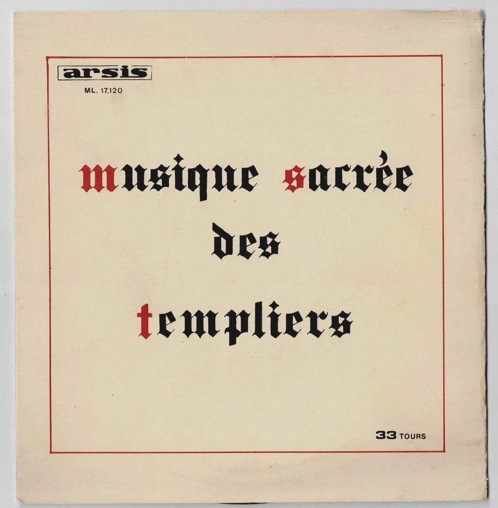 Heilige muziek van de Tempeliers - EP 33T, 7 inch, Ophalen of Verzenden, Zo goed als nieuw, EP