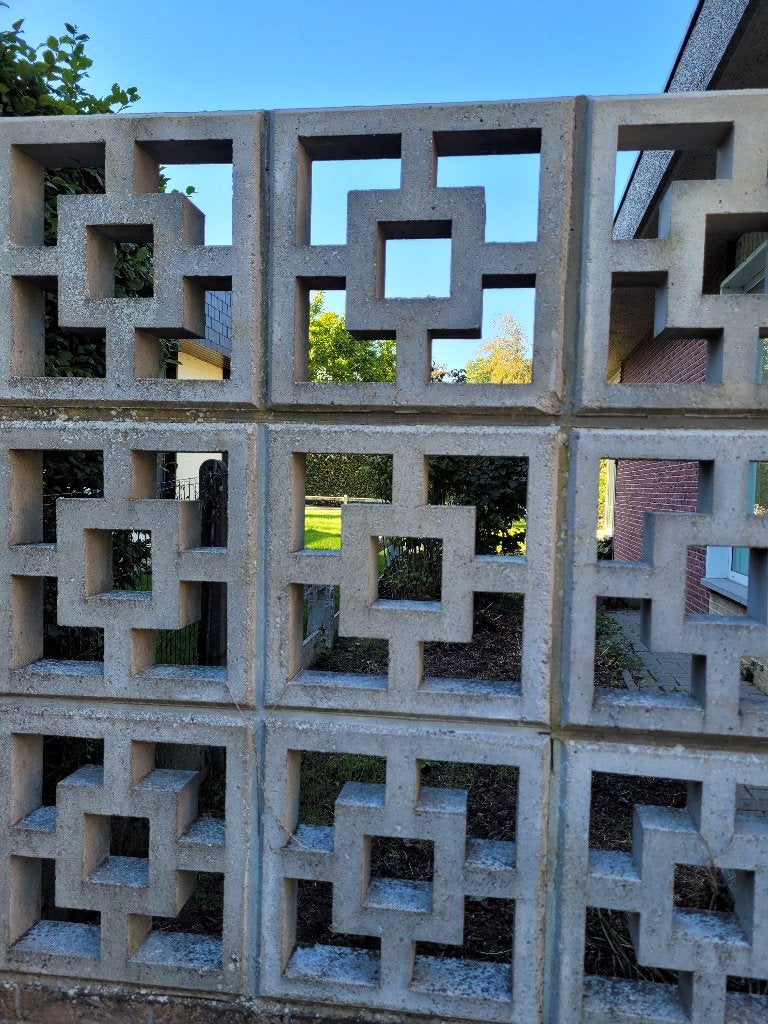 Mur de jardin GRATUIT avec motif géométrique, Bricolage & Construction, Enlèvement, Utilisé, Briques