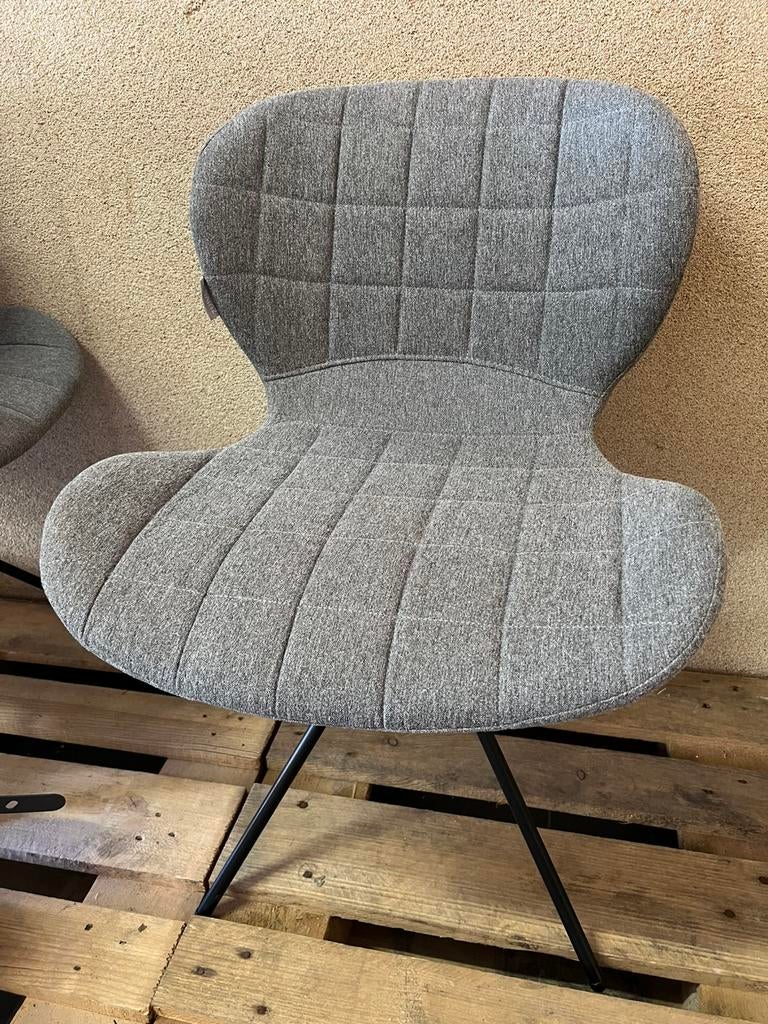 Eetkamerstoel grijs (200 eur voor 4 stuks), Enlèvement, Comme neuf, Gris