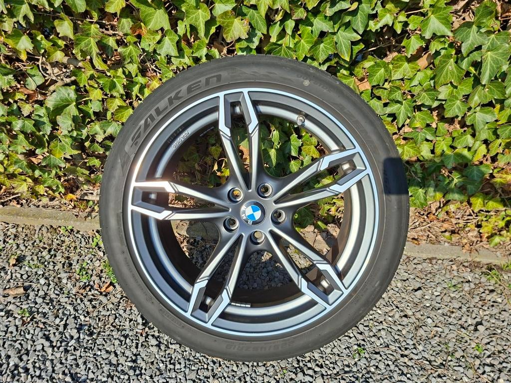 Aluminium velgen met zomerbanden als nieuw, Auto-onderdelen, Velg(en), Zomerbanden, Ophalen, 19 inch