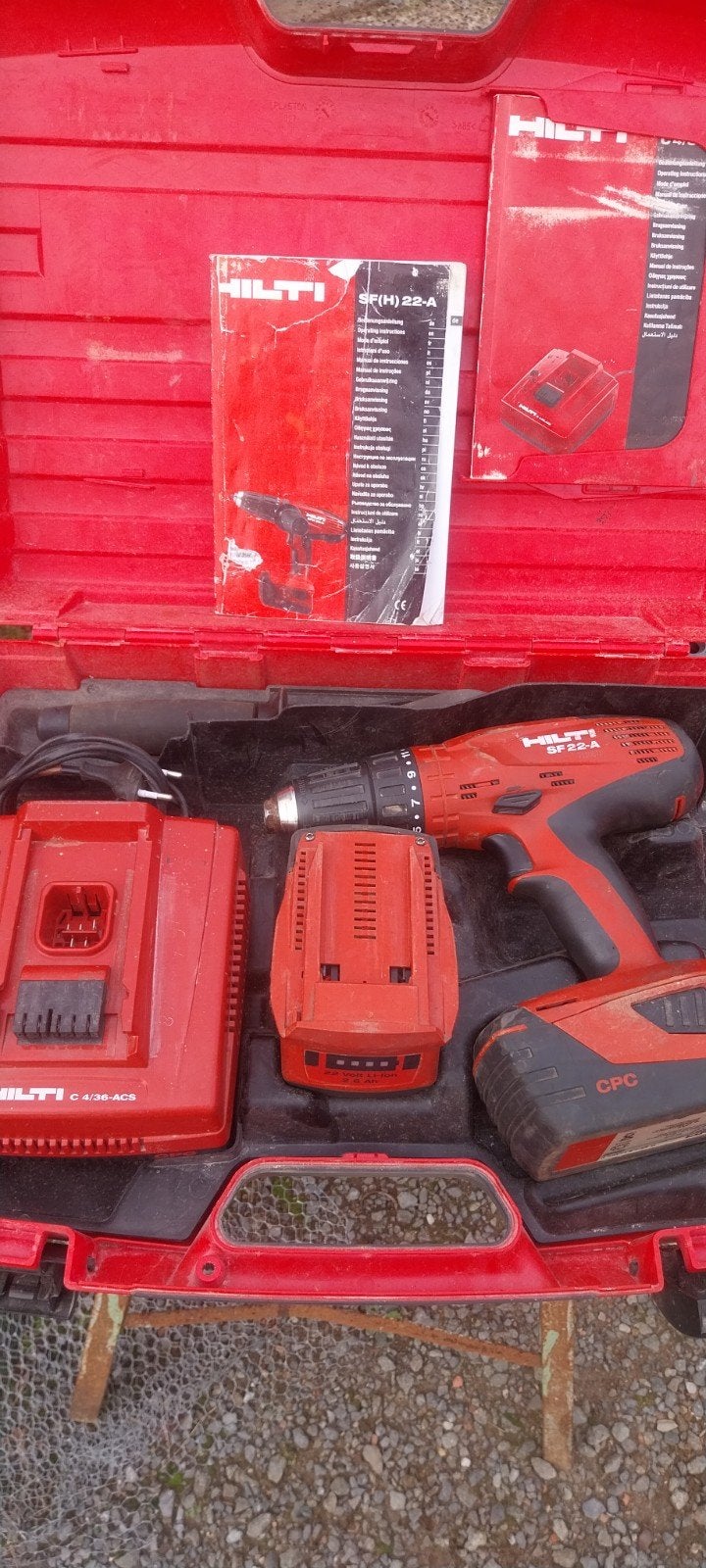 Visseuse deviseuse perceuse HILTI  SF 22-A, Bricolage & Construction, Enlèvement, Utilisé, Perceuse sans fil, Hilti