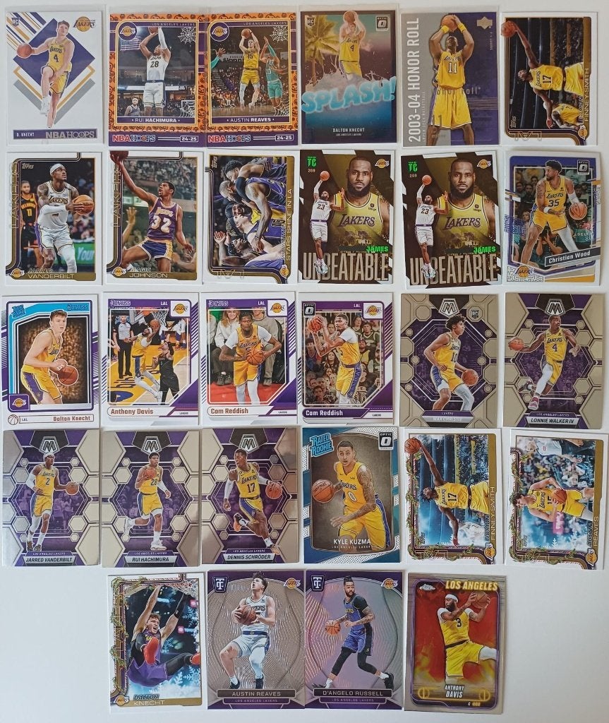 NBA cards Los Angeles Lakers, Ophalen, Nieuw, Meerdere plaatjes
