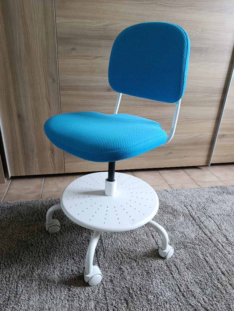 bureaustoel voor kinderen, Ophalen, Zo goed als nieuw, Blauw, Bureaustoel