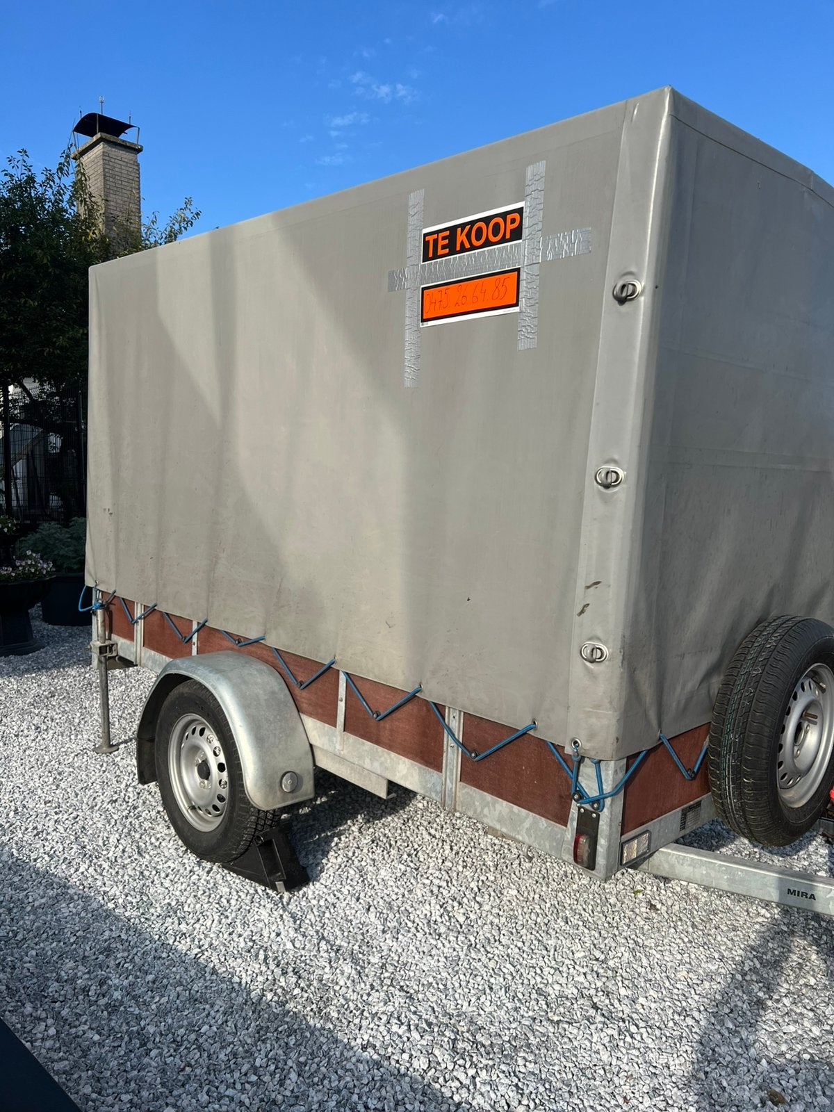 Aanhang wagen Remorque DELVAN, Ophalen, Gebruikt