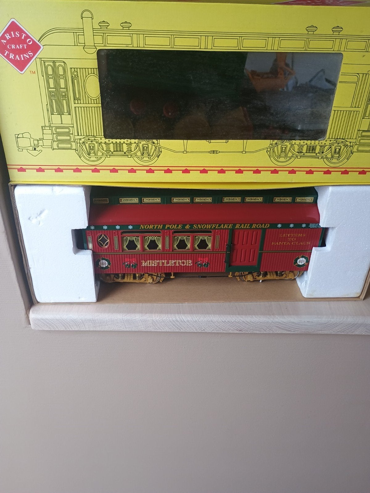 Mooie kerstwagon met licht, Hobby & Loisirs créatifs, Trains miniatures | Échelles Autre, Enlèvement
