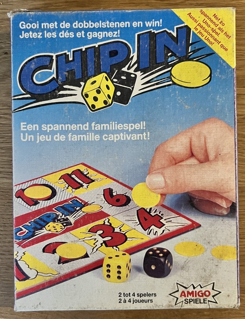 Chip in (1989) Spel, Hobby en Vrije tijd, Een of twee spelers, Ophalen of Verzenden, Gebruikt, Amigo